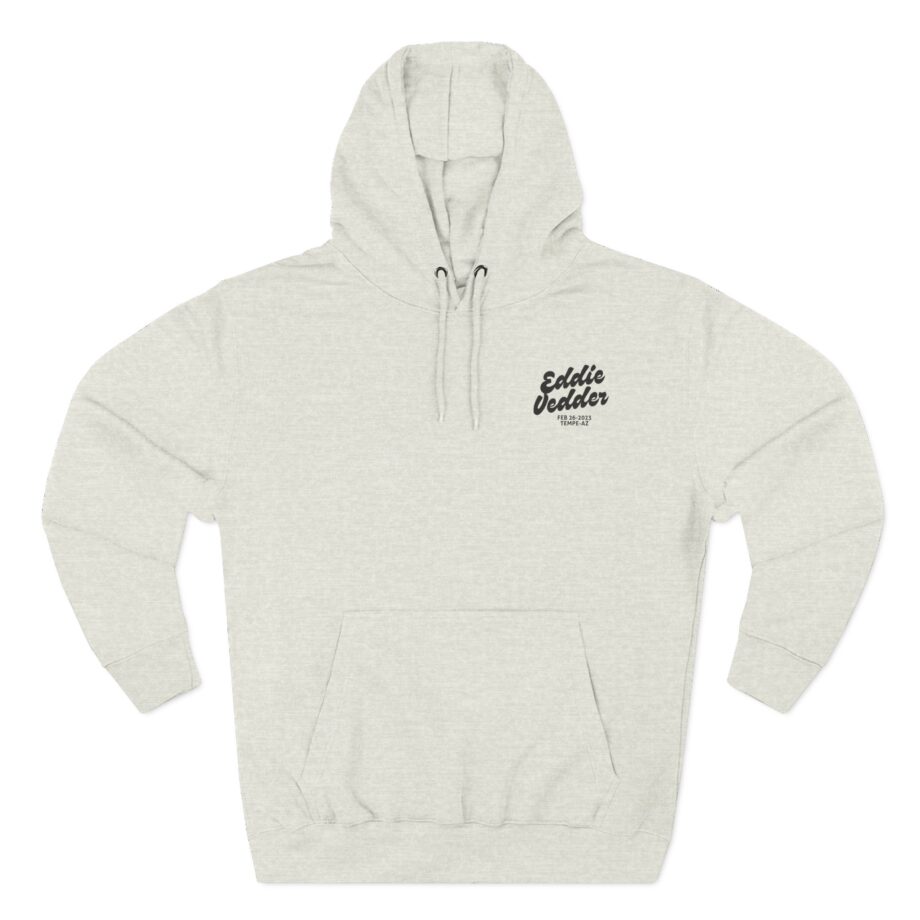 Eddie Vedder AZ Map Three-Panel Fleece Hoodie