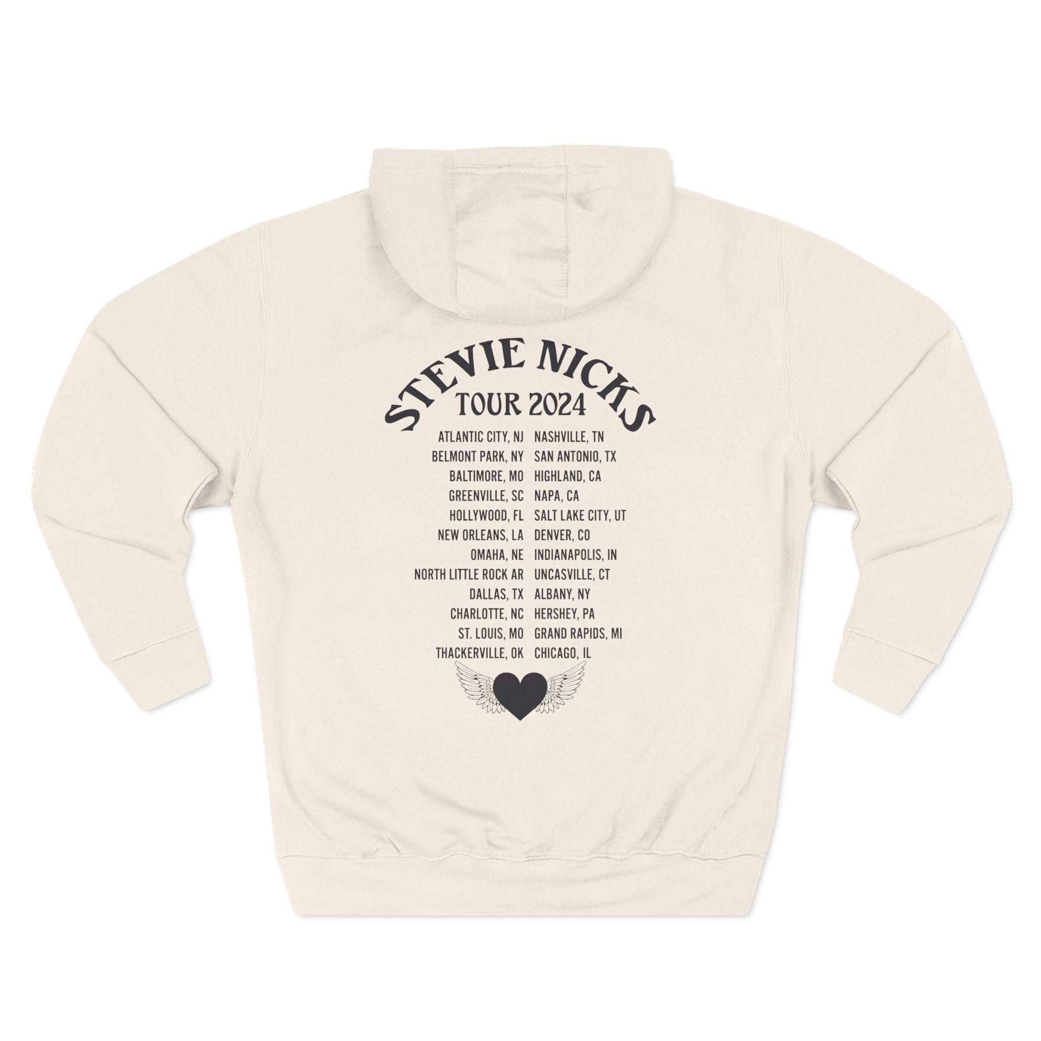 Stevie Nicks Tour Three-Panel Fleece Hoodie