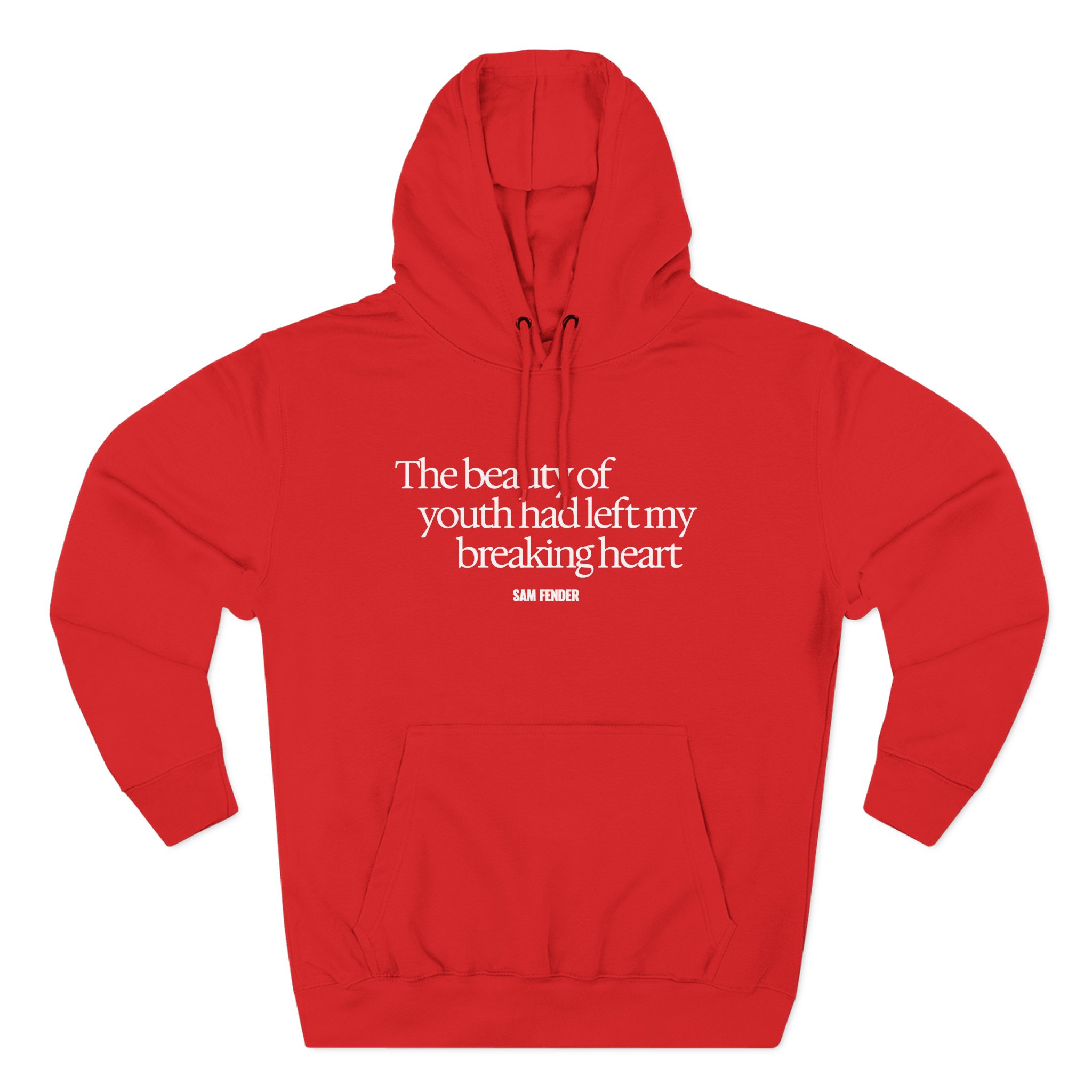 Sam Fender the Beauty of Youth Three-Panel Fleece Hoodie