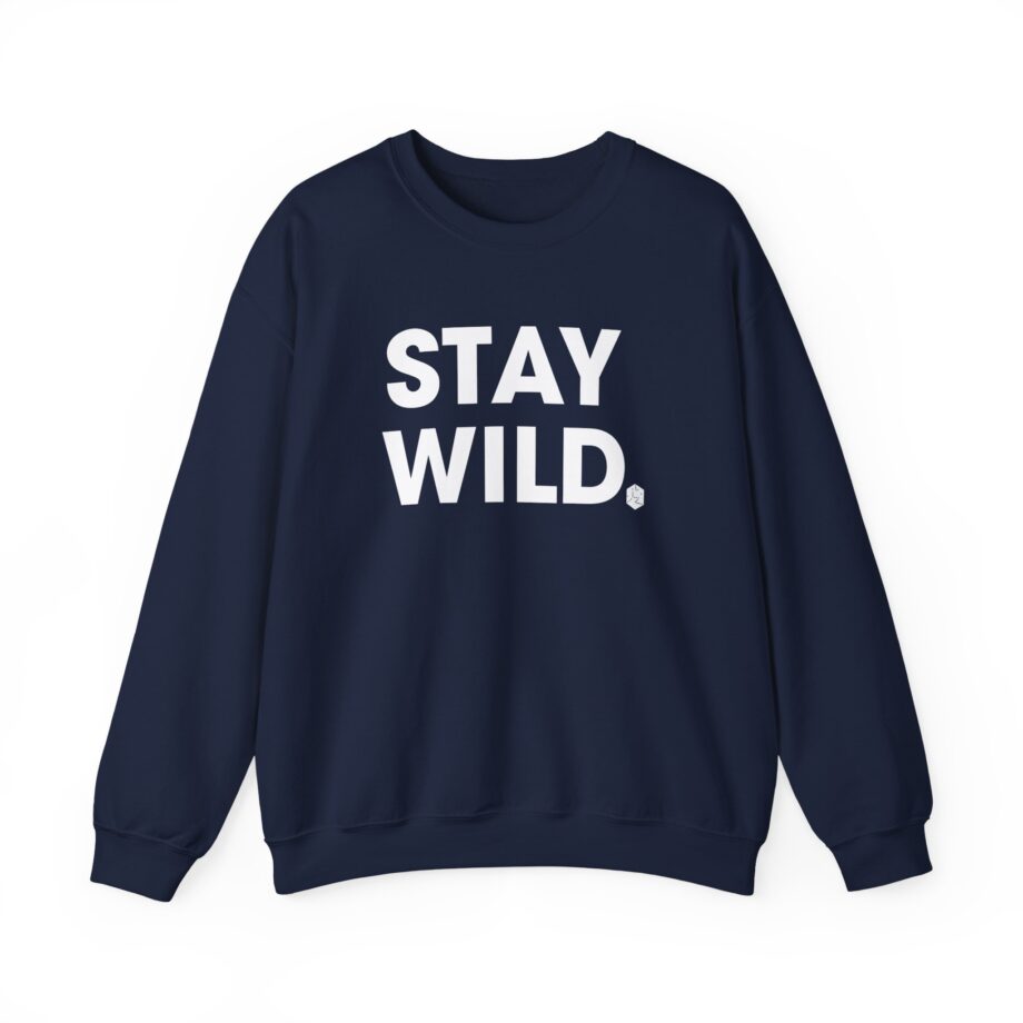 Wild Pink Stay Unisex Heavy Blend™ Crewneck Sweatshirt