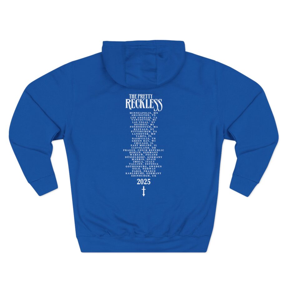 The Pretty Reckless 2025 Tour Three-Panel Fleece Hoodie