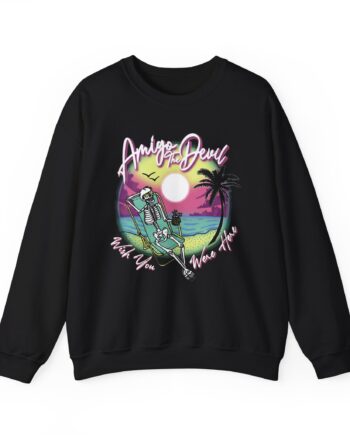 Amigo the Devil Vacation Unisex Heavy Blend™ Crewneck Sweatshirt
