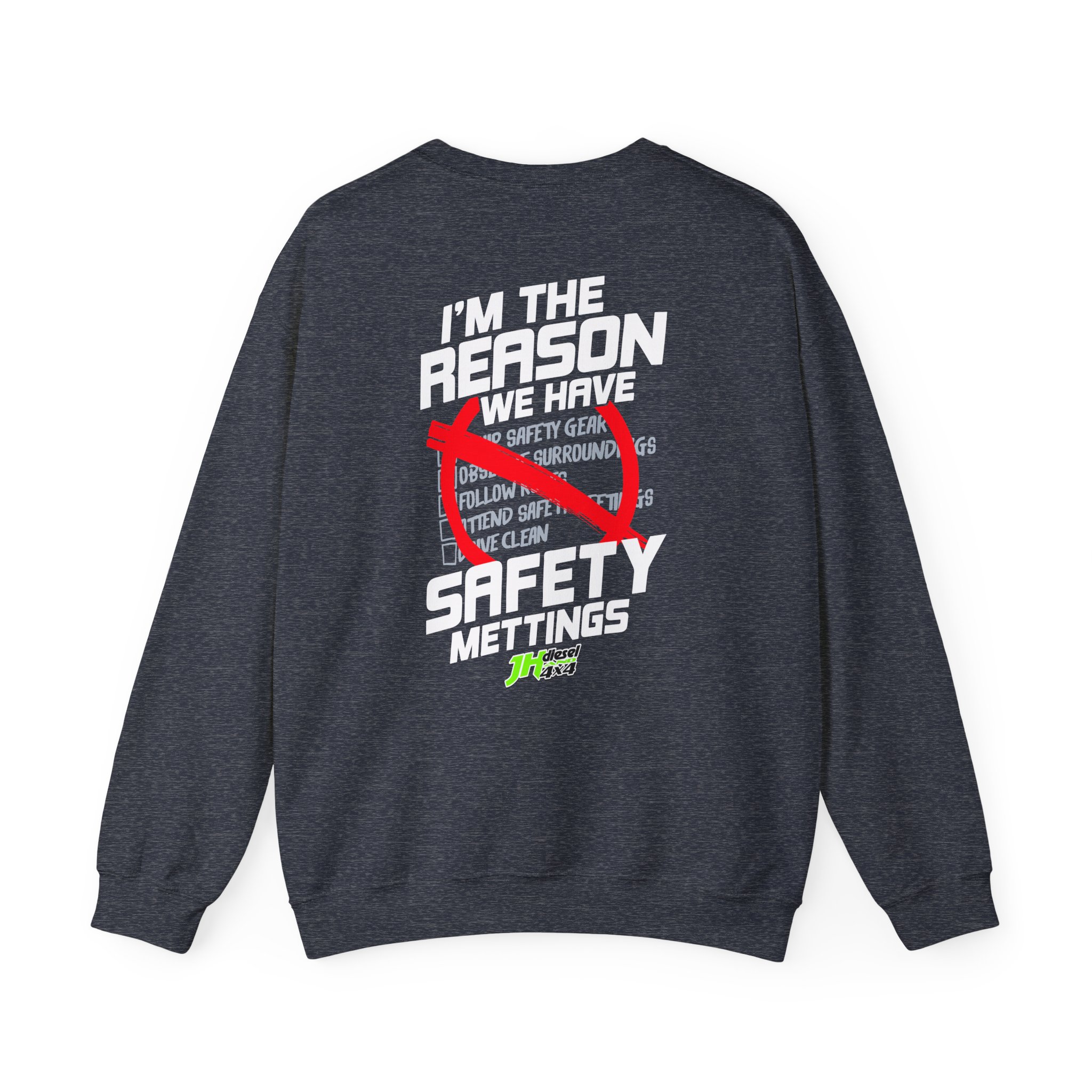 Cleetus Mcfarland Jh's Safety Meeting Unisex Heavy Blendâ„¢ Crewneck Sweatshirt
