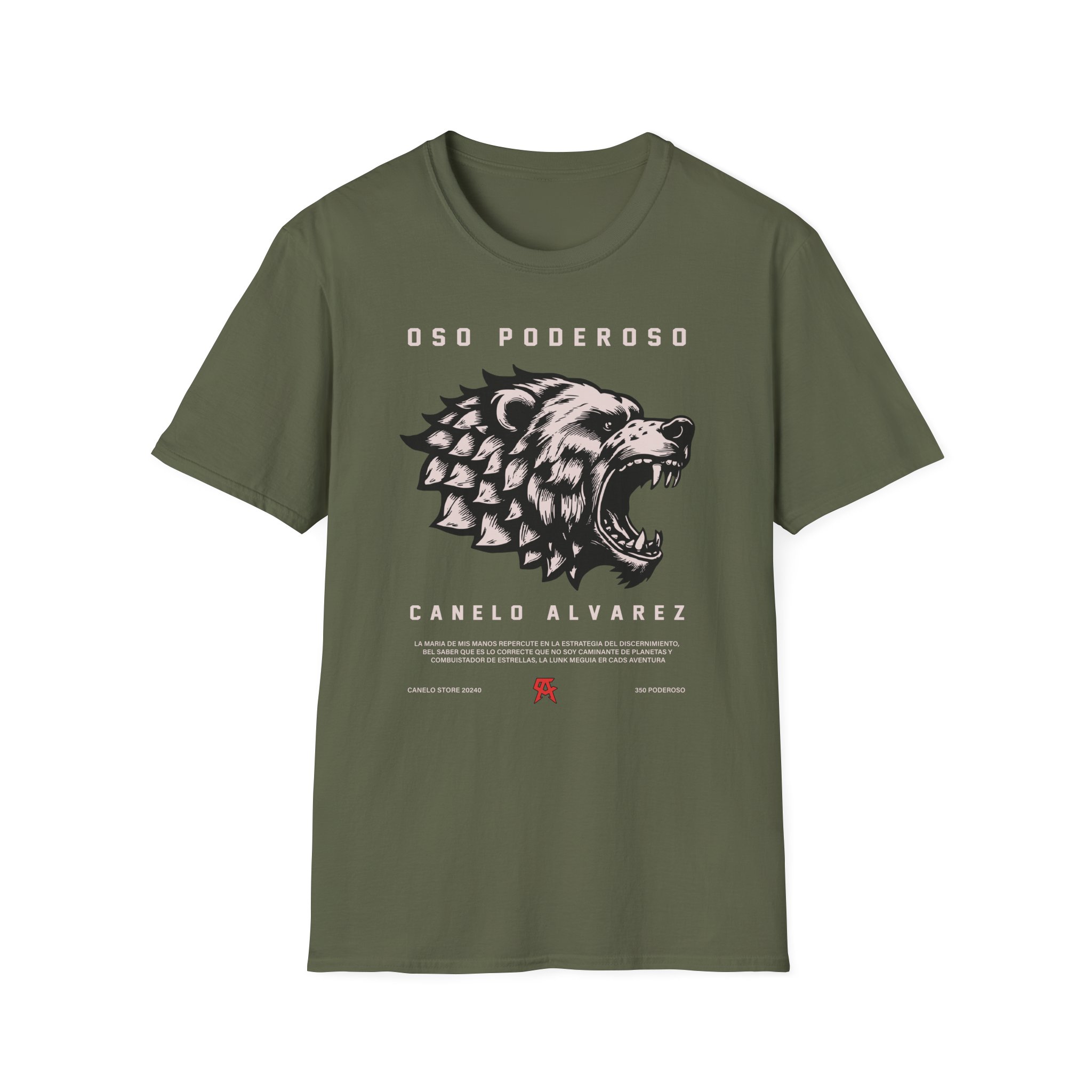 Canelo Oso Empoderado Unisex Softstyle T-Shirt