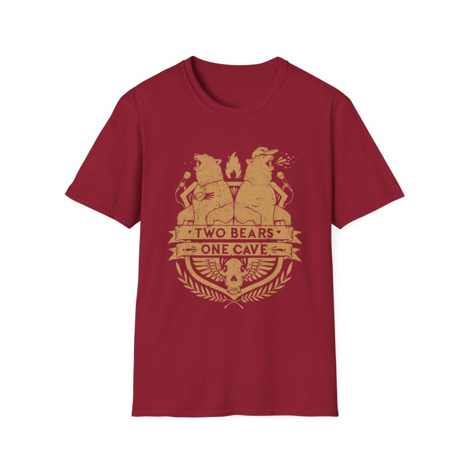 Ymh 2 BEARS, 1 CAVE by Jeremy Fish Unisex Softstyle T-Shirt
