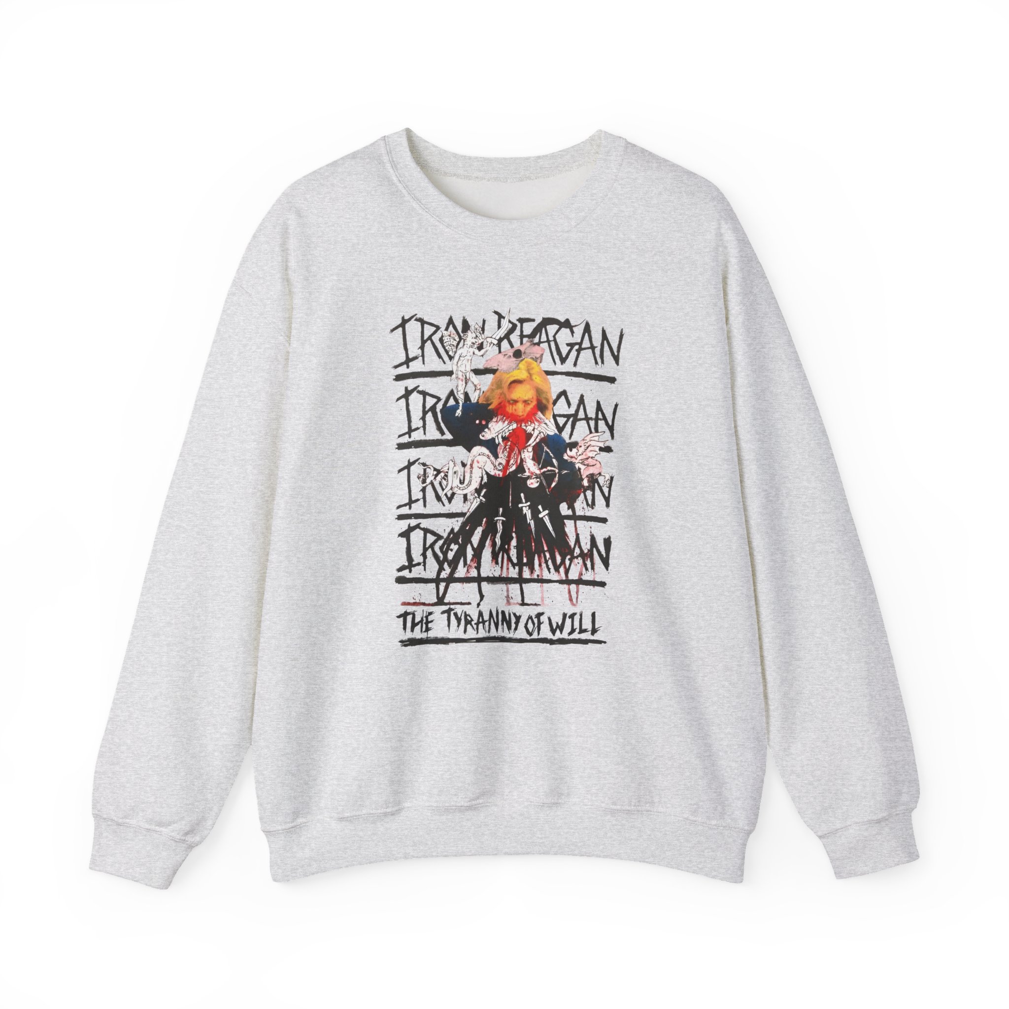 Iron Reagan The Tyranny of Will Unisex Heavy Blendâ„¢ Crewneck Sweatshirt
