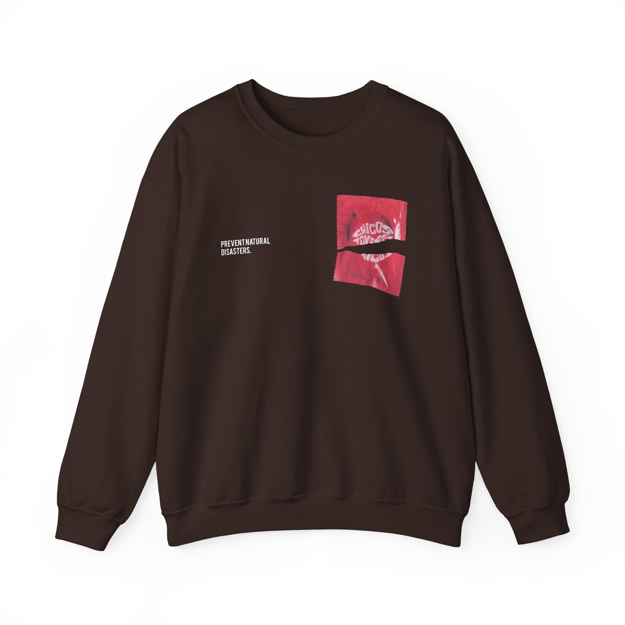 Chicos Toxicos Prevent Natural Disasters Unisex Heavy Blendâ„¢ Crewneck Sweatshirt
