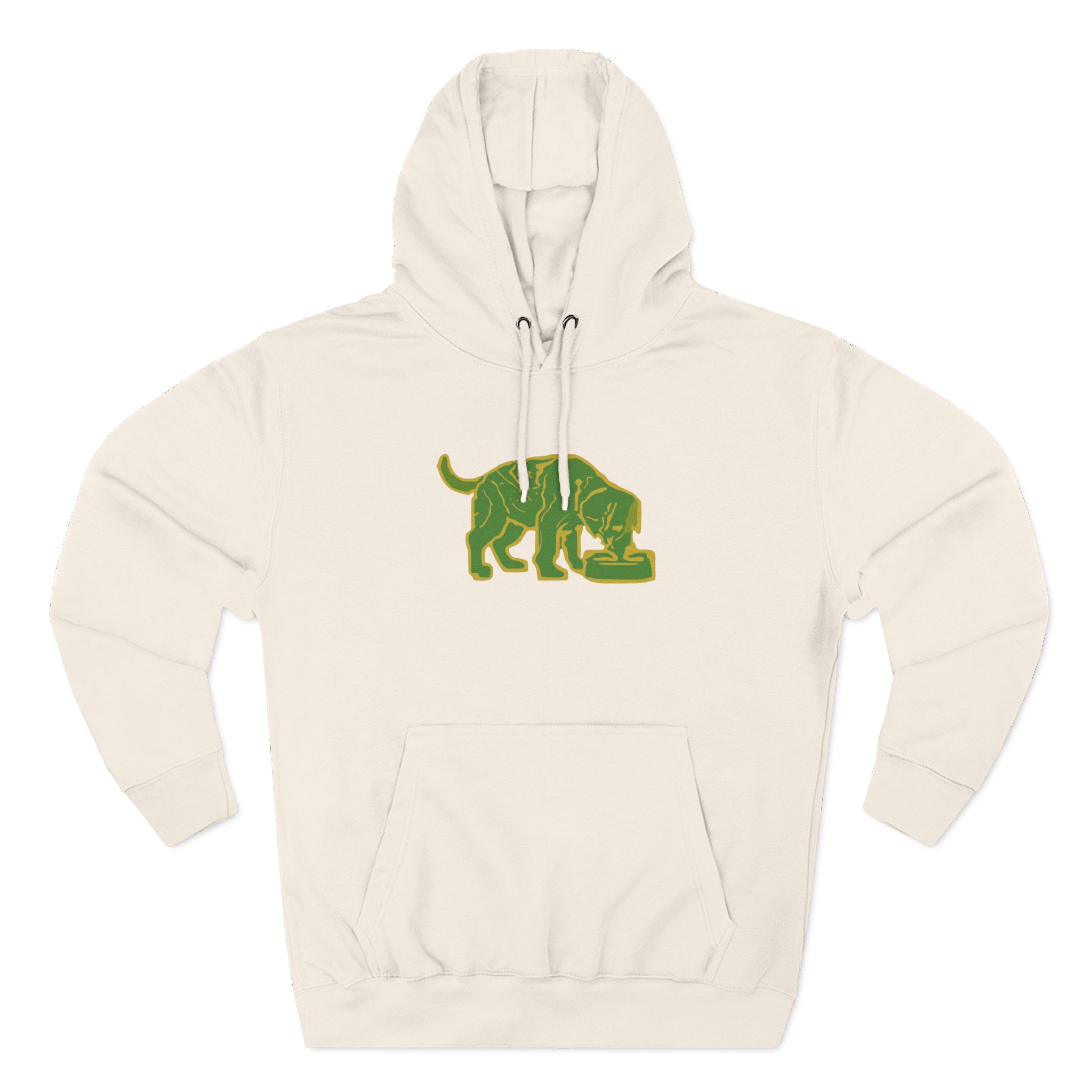 Niko B Green Pixel Dog Three-panel Fleece Hoodie