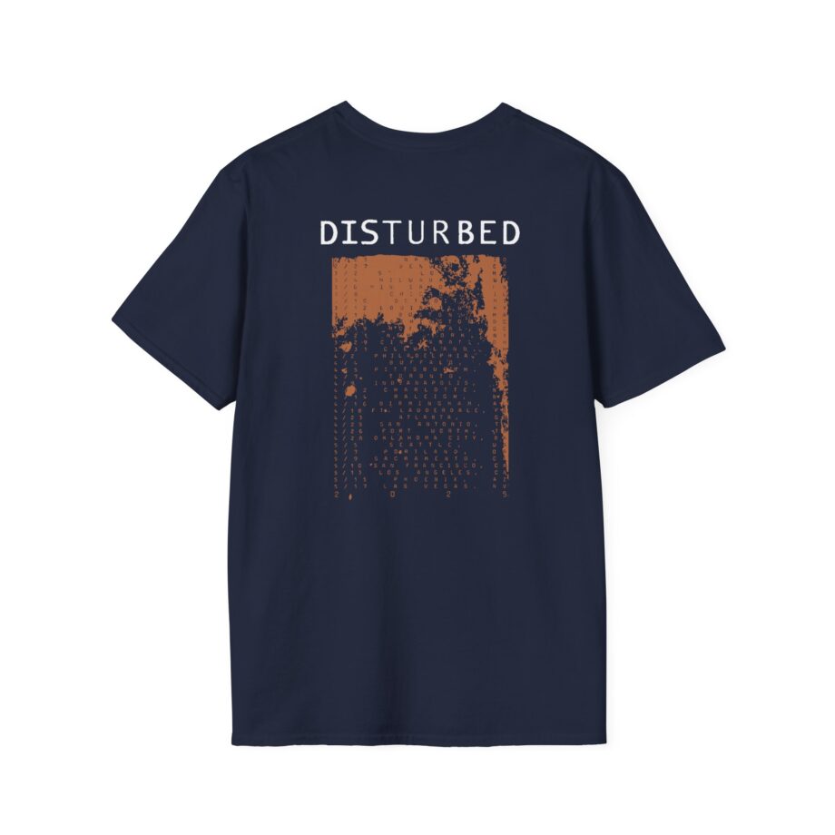 Disturbed Numb the Sickness Tour Unisex Softstyle T-Shirt