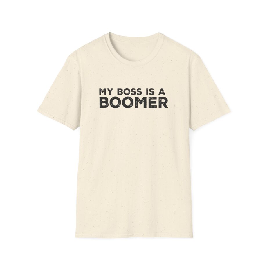 Kat Timpf My Boss is a Boomer Unisex Softstyle T-Shirt
