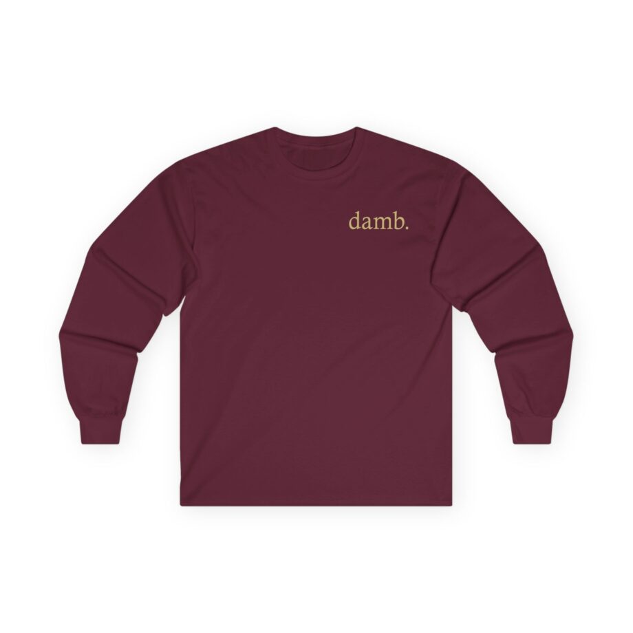 Smii7y Damb Gold Foil Unisex Ultra Cotton Long Sleeve Tee