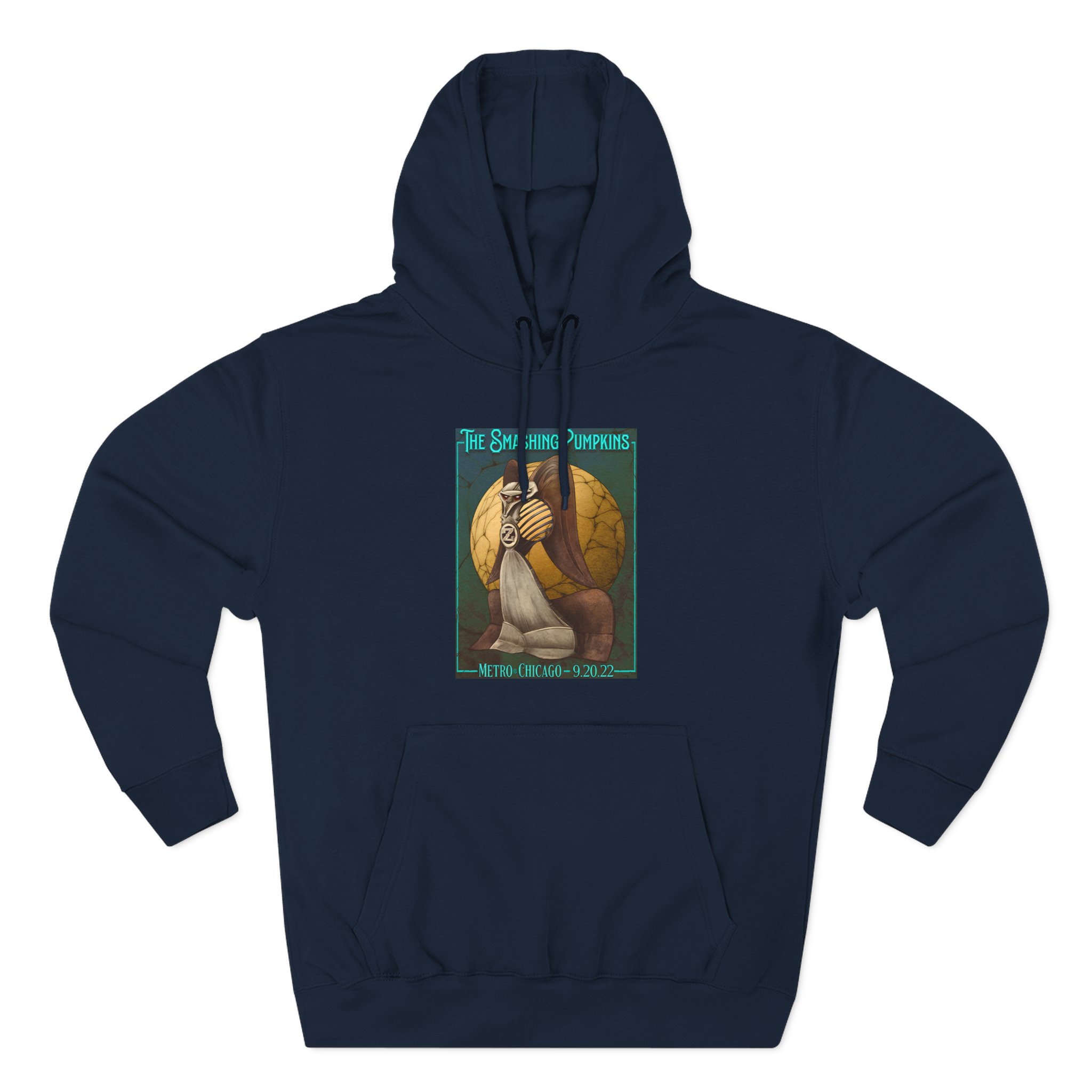 The Smashing Pumpkins Chicago Radio Three-Panel Fleece Hoodie