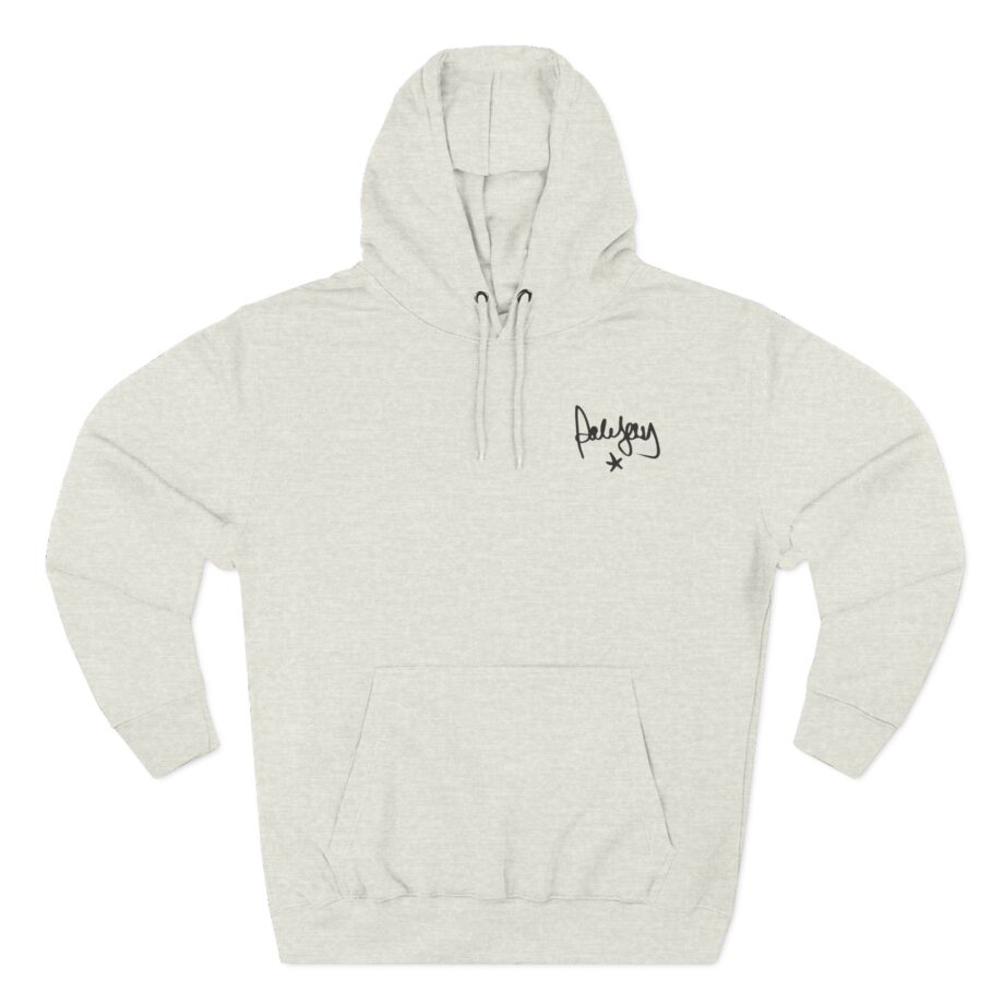 Pale Jay Three-Panel Fleece Hoodie
