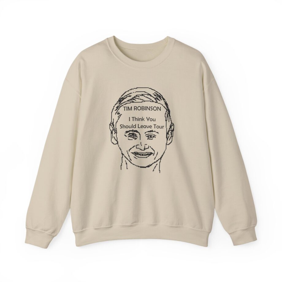 I Think You Should Leave Pixel Unisex Heavy Blend™ Crewneck Sweatshirt