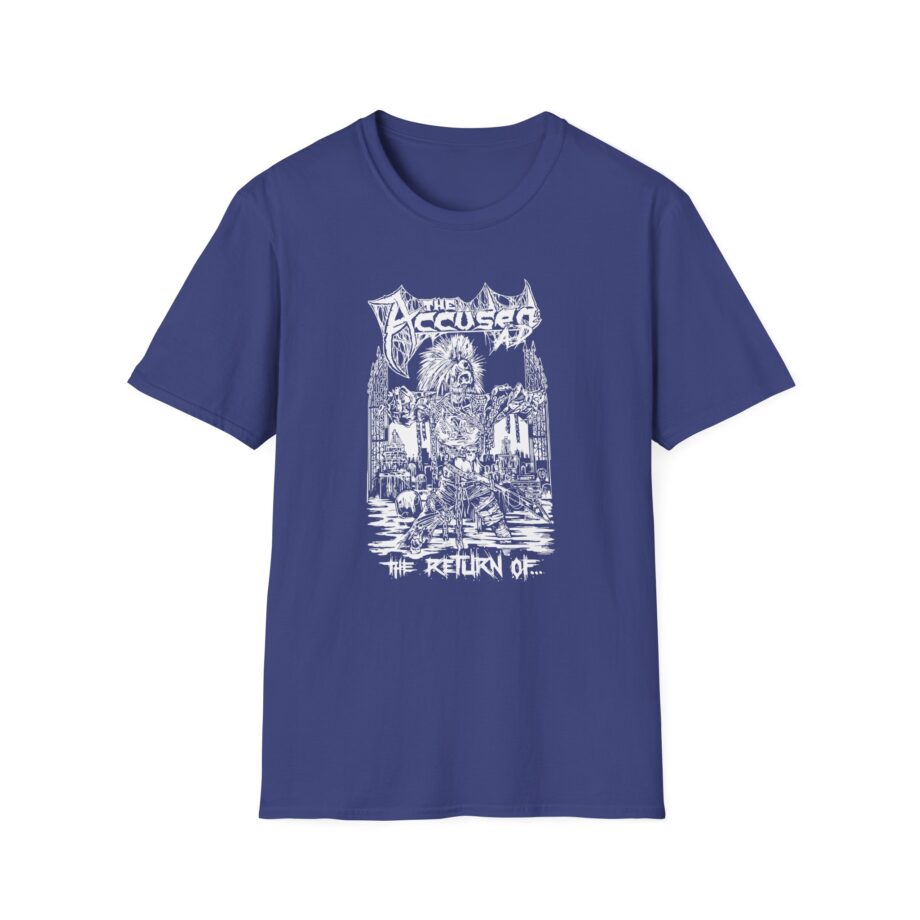 Accused Ad the Return of Unisex Softstyle T-Shirt