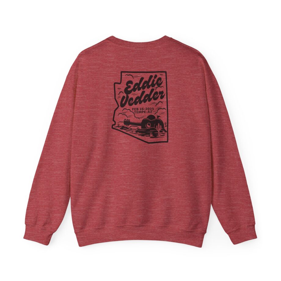 Eddie Vedder AZ Map Unisex Heavy Blend™ Crewneck Sweatshirt