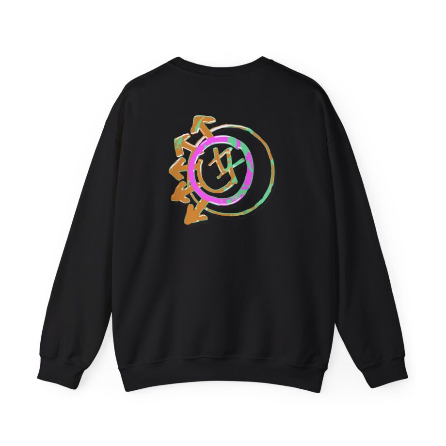 Blink 182 Logo Green Unisex Heavy Blend™ Crewneck Sweatshirt