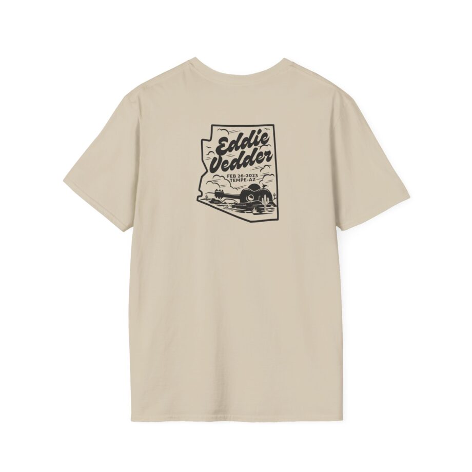 Eddie Vedder AZ Map Unisex Softstyle T-Shirt