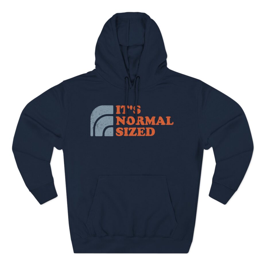 Ymh It's Normal Sized Three-Panel Fleece Hoodie