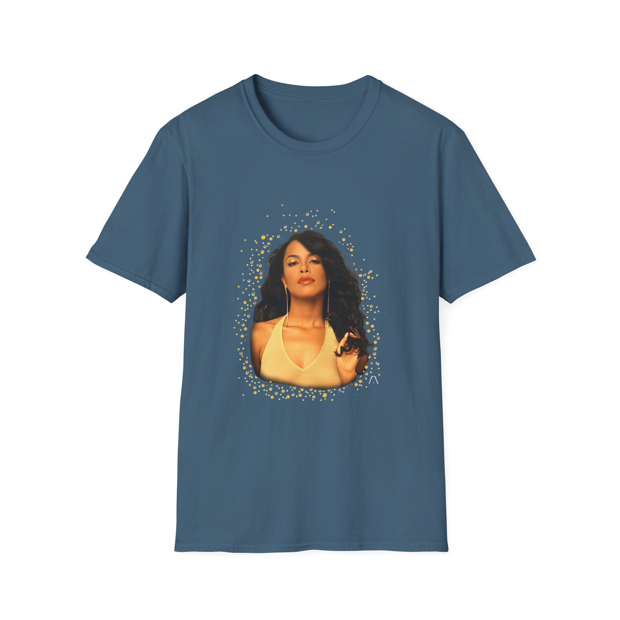 Aaliyah Self Titled Portrait Unisex Softstyle T-Shirt