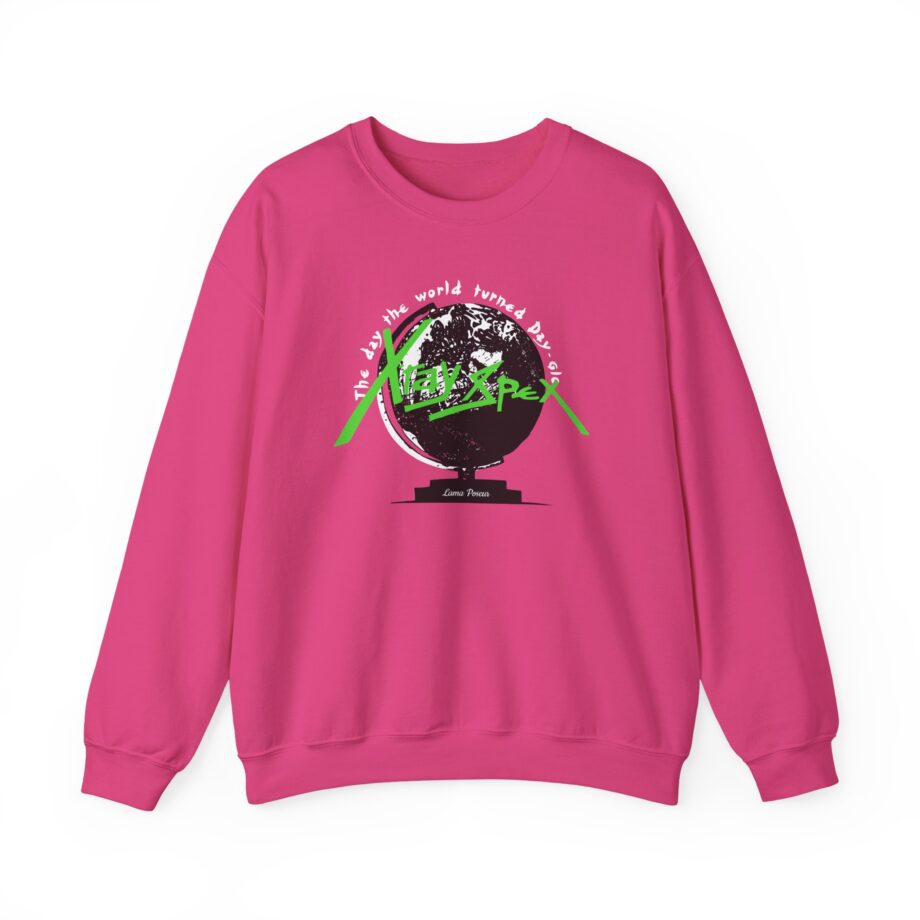 X-ray Spex Day-Glo Globe Unisex Heavy Blend™ Crewneck Sweatshirt