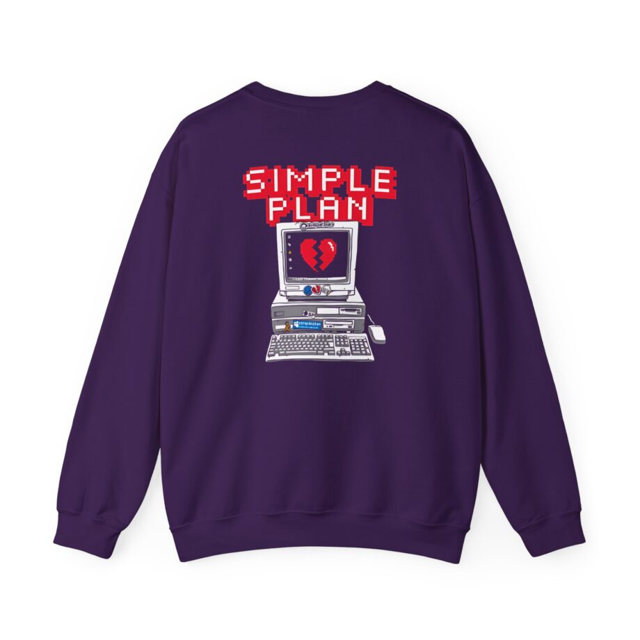 Simple Plan 90's Computer Unisex Heavy Blend™ Crewneck Sweatshirt