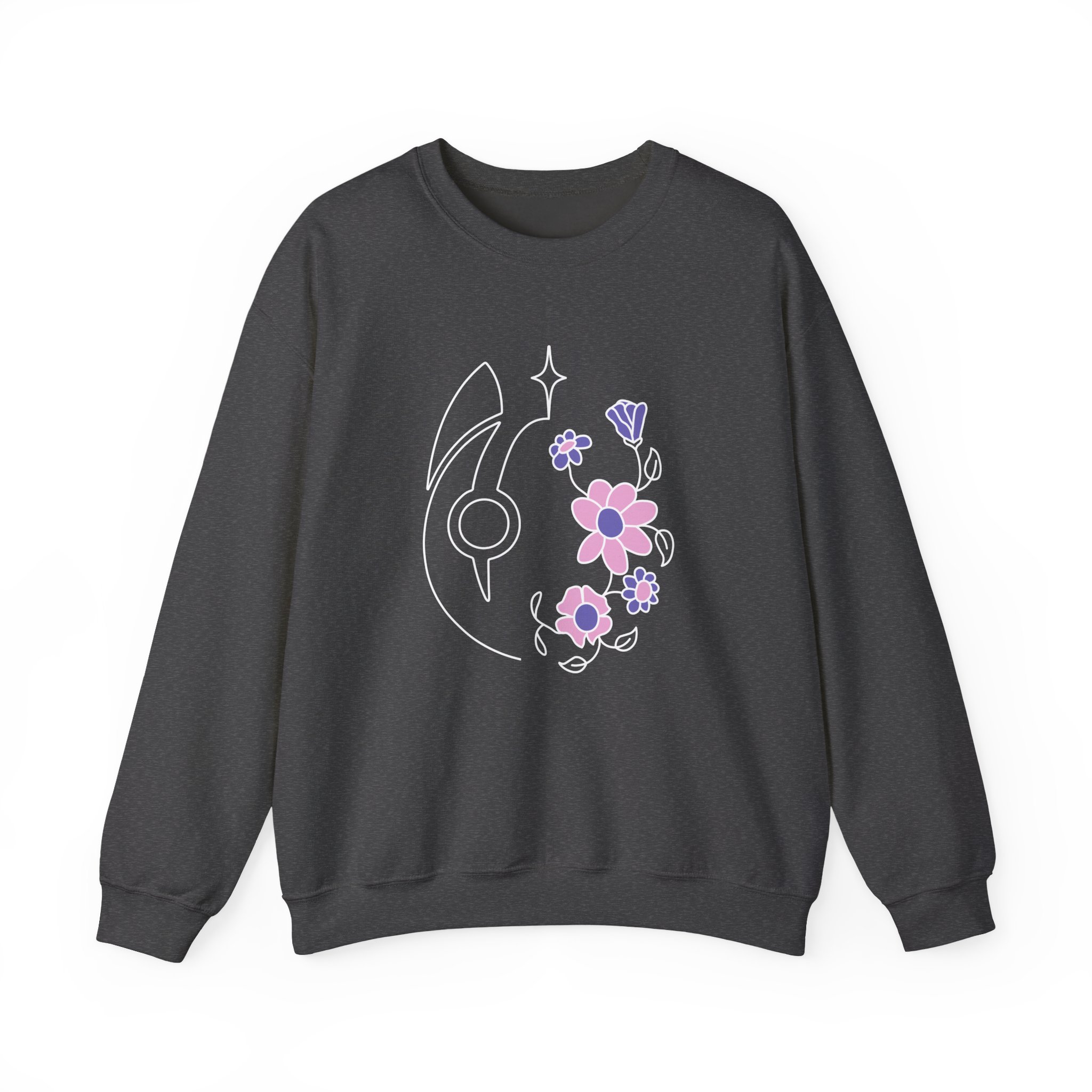 Dabin Embroidered Charcoal Unisex Heavy Blendâ„¢ Crewneck Sweatshirt