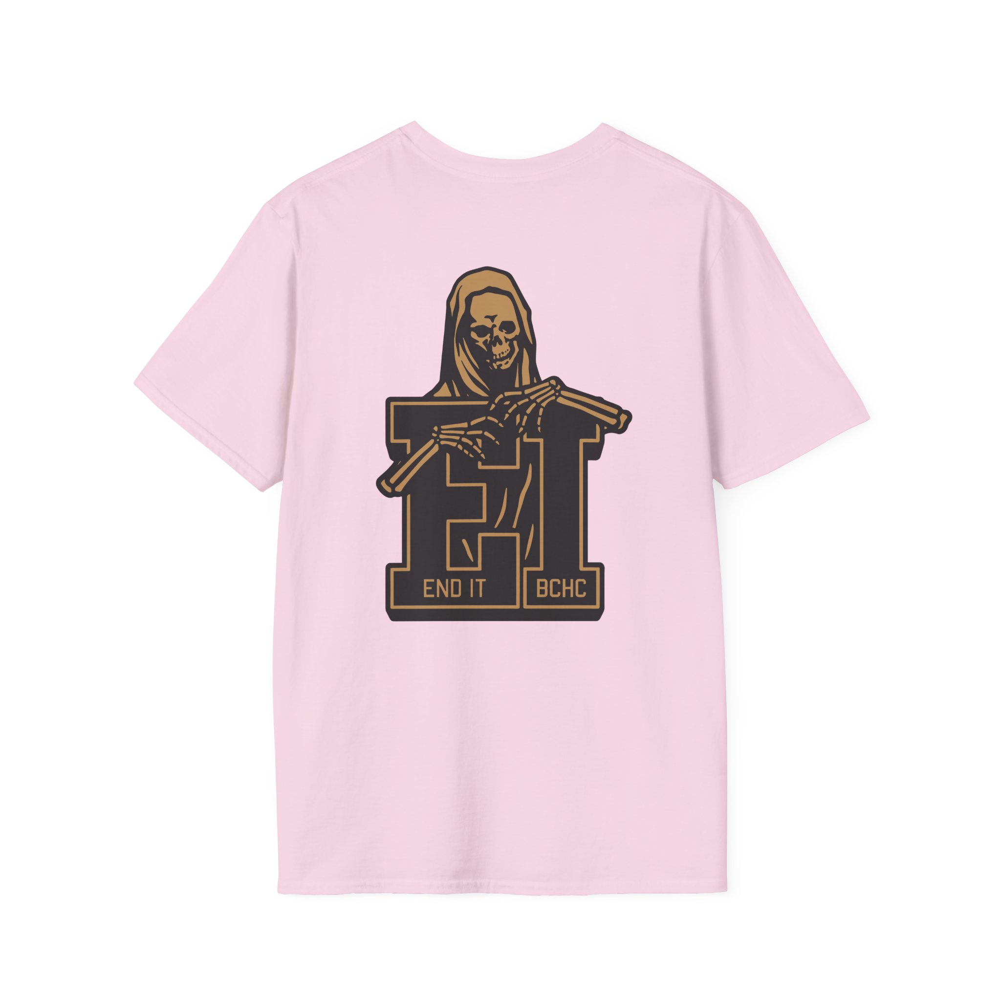 End It Bchc Reaper Emblem Unisex Softstyle T-Shirt