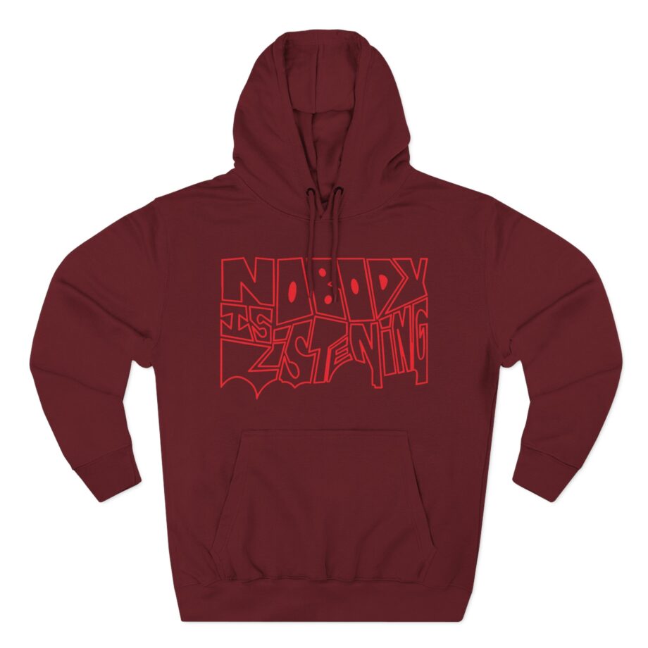 Zayn Malik  Nobody is Listening Three-Panel Fleece Hoodie