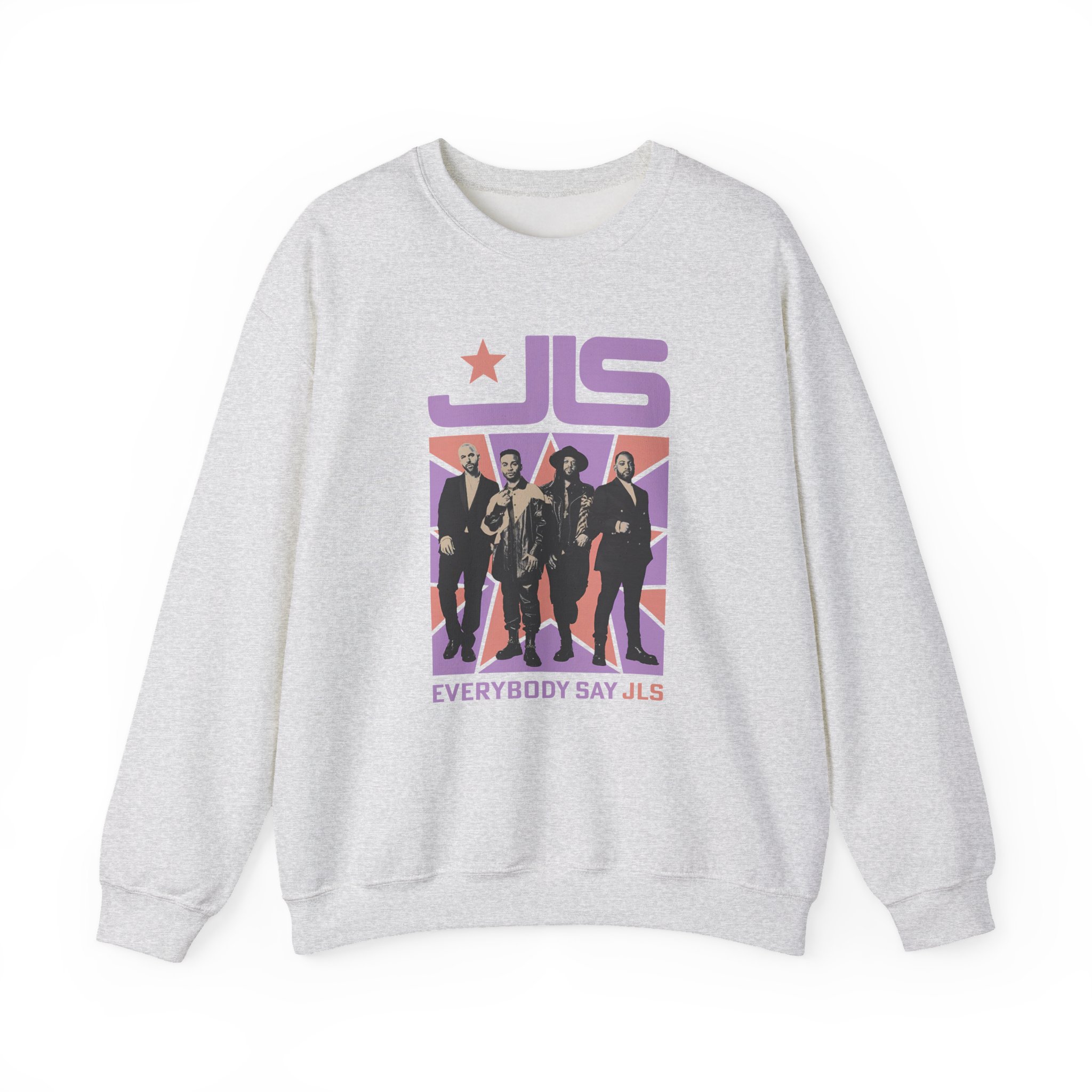 JLS, Everybody Say JLS Photo Star Unisex Heavy Blendâ„¢ Crewneck Sweatshirt