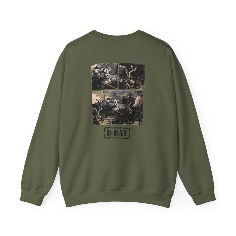 World of Tank Wot D-day Fury Storm Unisex Heavy Blend™ Crewneck Sweatshirt