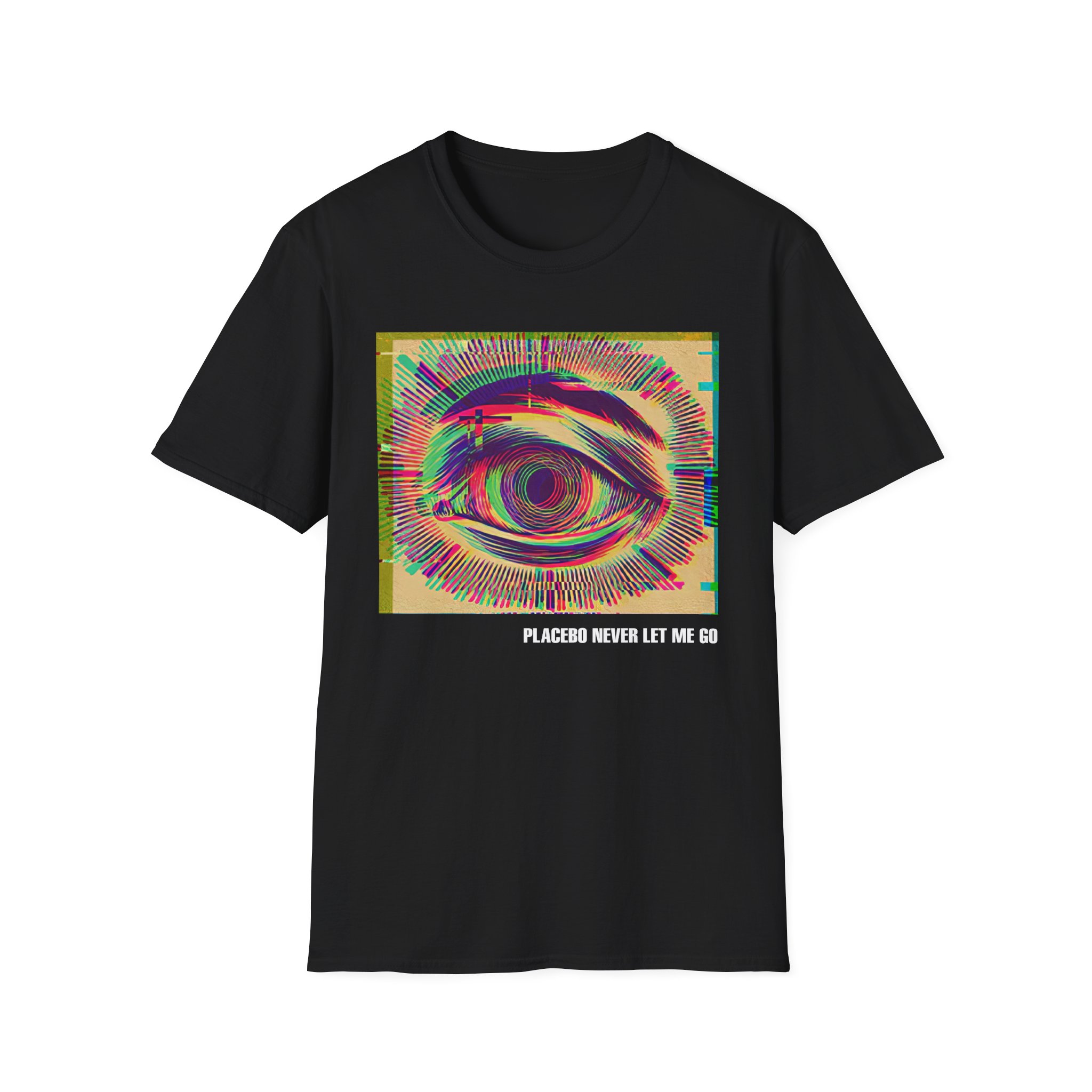 Placebo Glitch Eye Unisex Softstyle T-Shirt