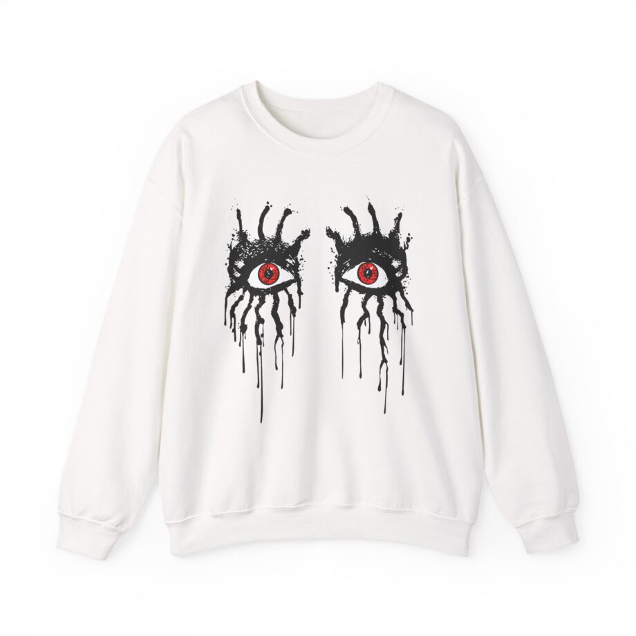 Alice Cooper Dripping Eyes Unisex Heavy Blend™ Crewneck Sweatshirt