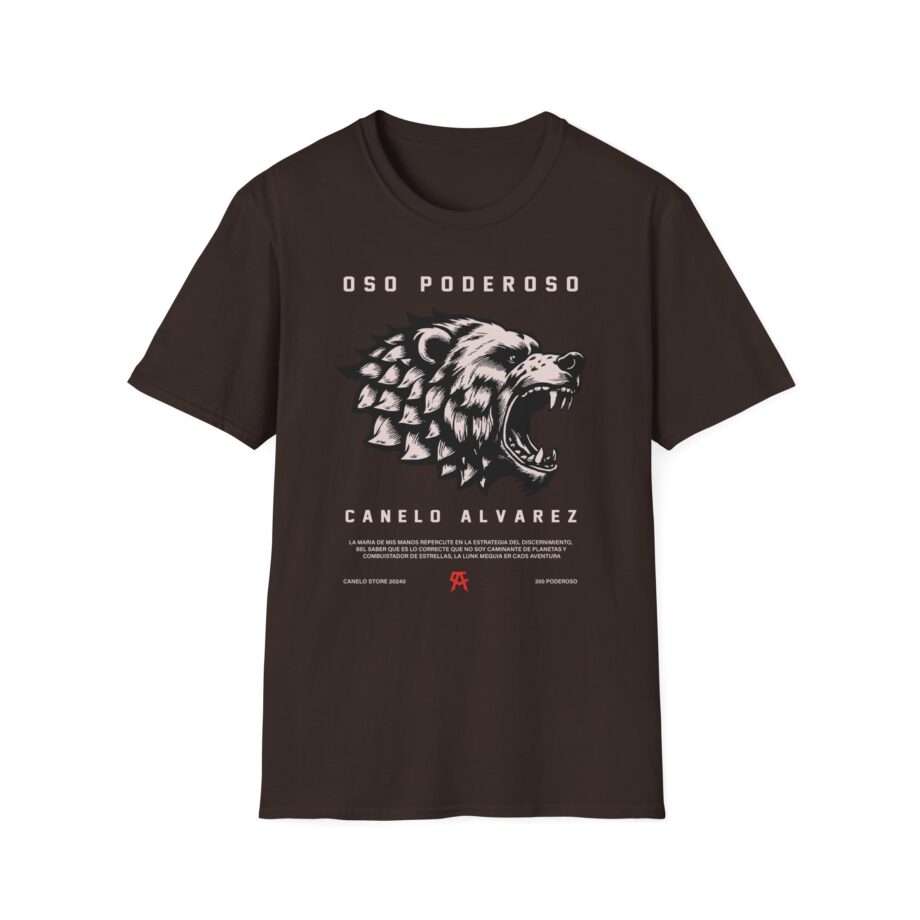 Canelo Oso Empoderado Unisex Softstyle T-Shirt