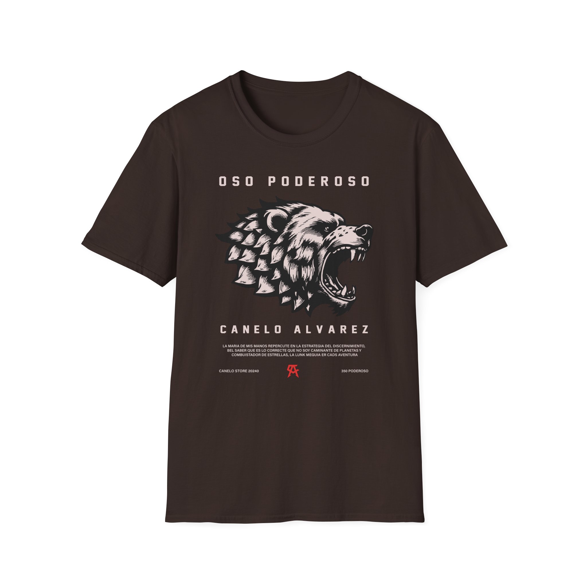 Canelo Oso Empoderado Unisex Softstyle T-Shirt