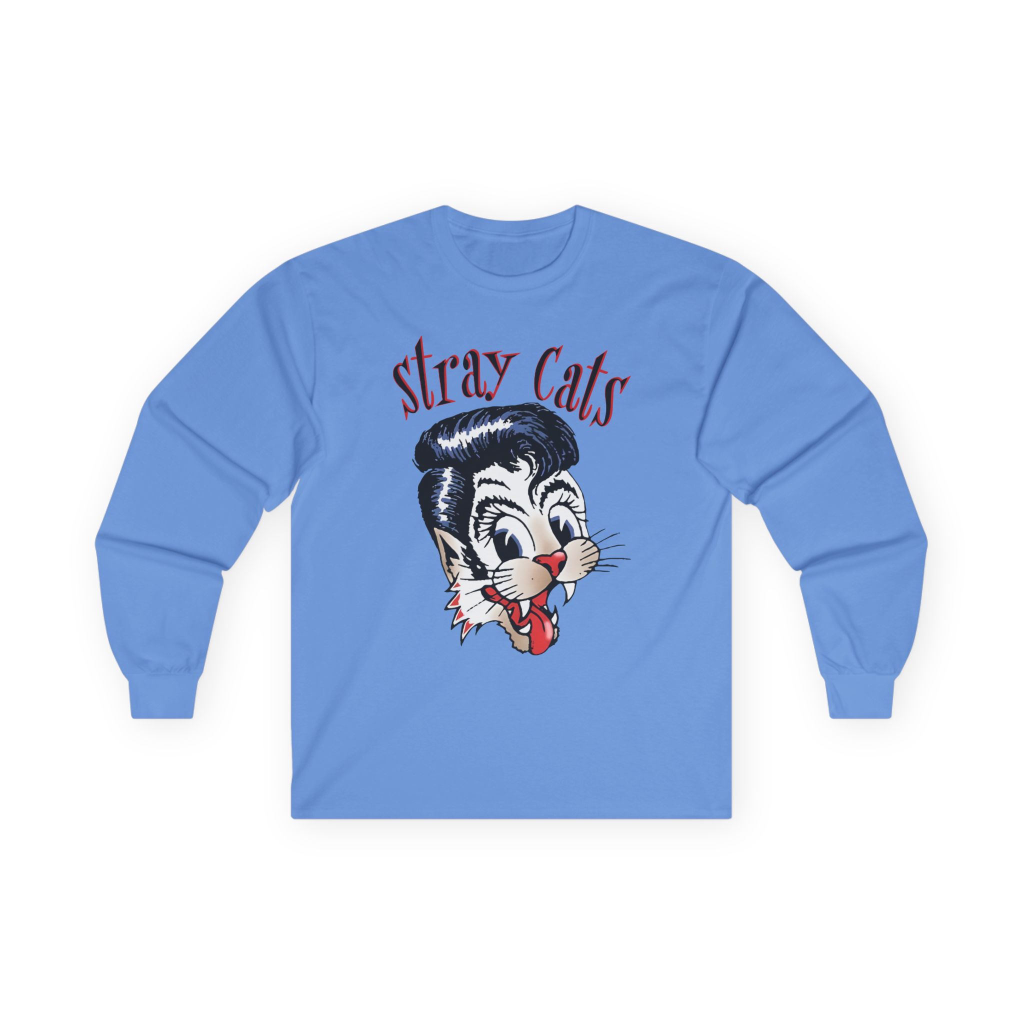 Stray Cats Airbrush Cat Unisex Ultra Cotton Long Sleeve Tee
