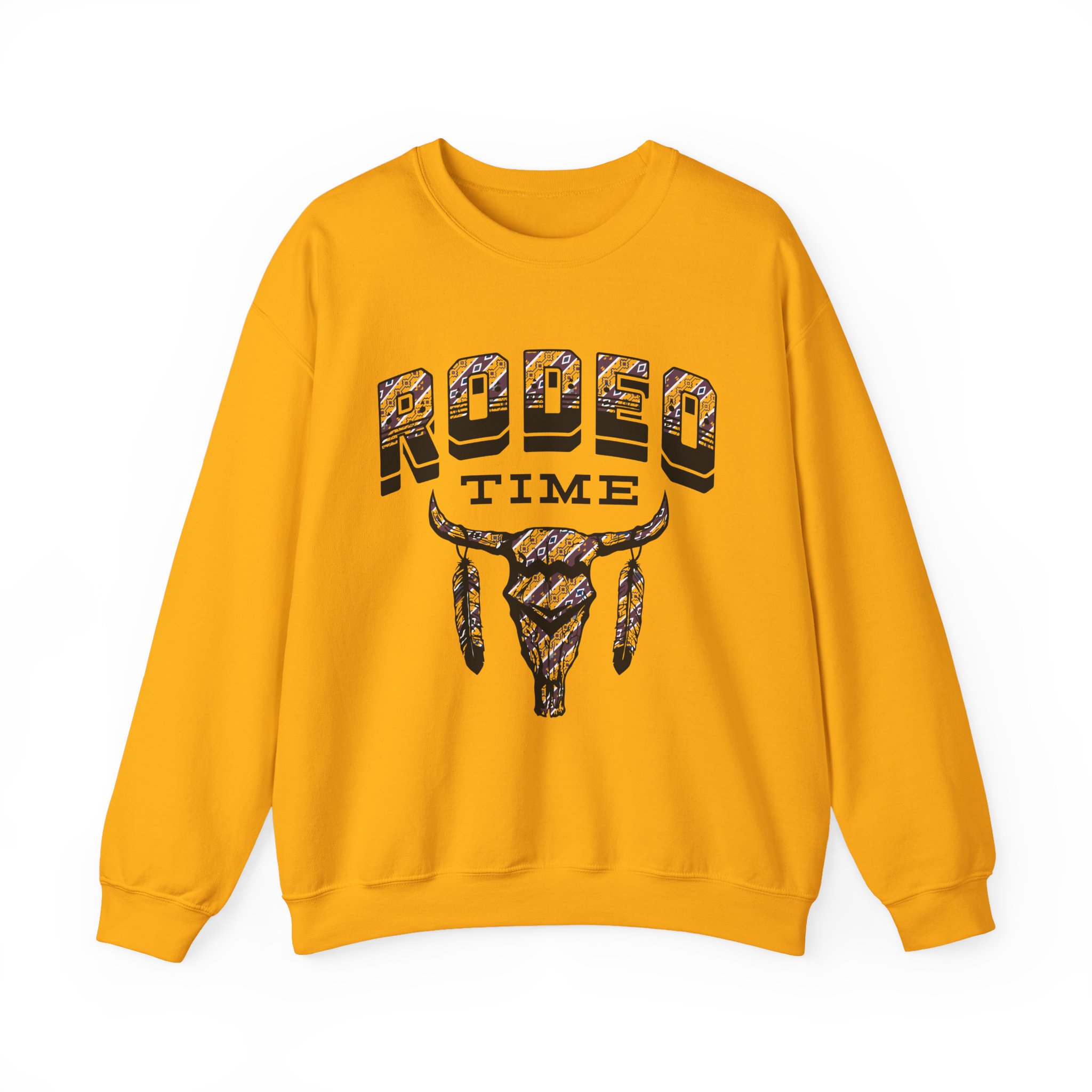 Dale Brisby Tribal Rodeo Time Unisex Heavy Blendâ„¢ Crewneck Sweatshirt
