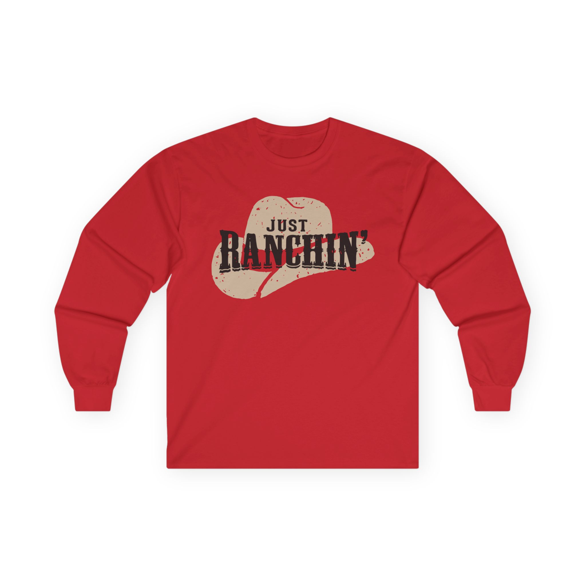 Dale Brisby Just Ranchin Clay Unisex Ultra Cotton Long Sleeve Tee
