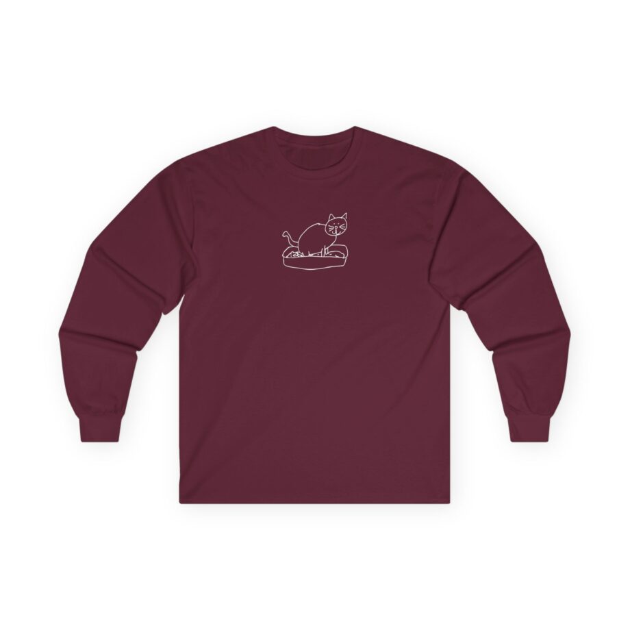 William Osman Cat Litter Unisex Ultra Cotton Long Sleeve Tee