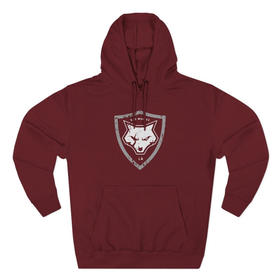 Bad Wolves Distressed Shield Three-Panel Fleece Hoodie