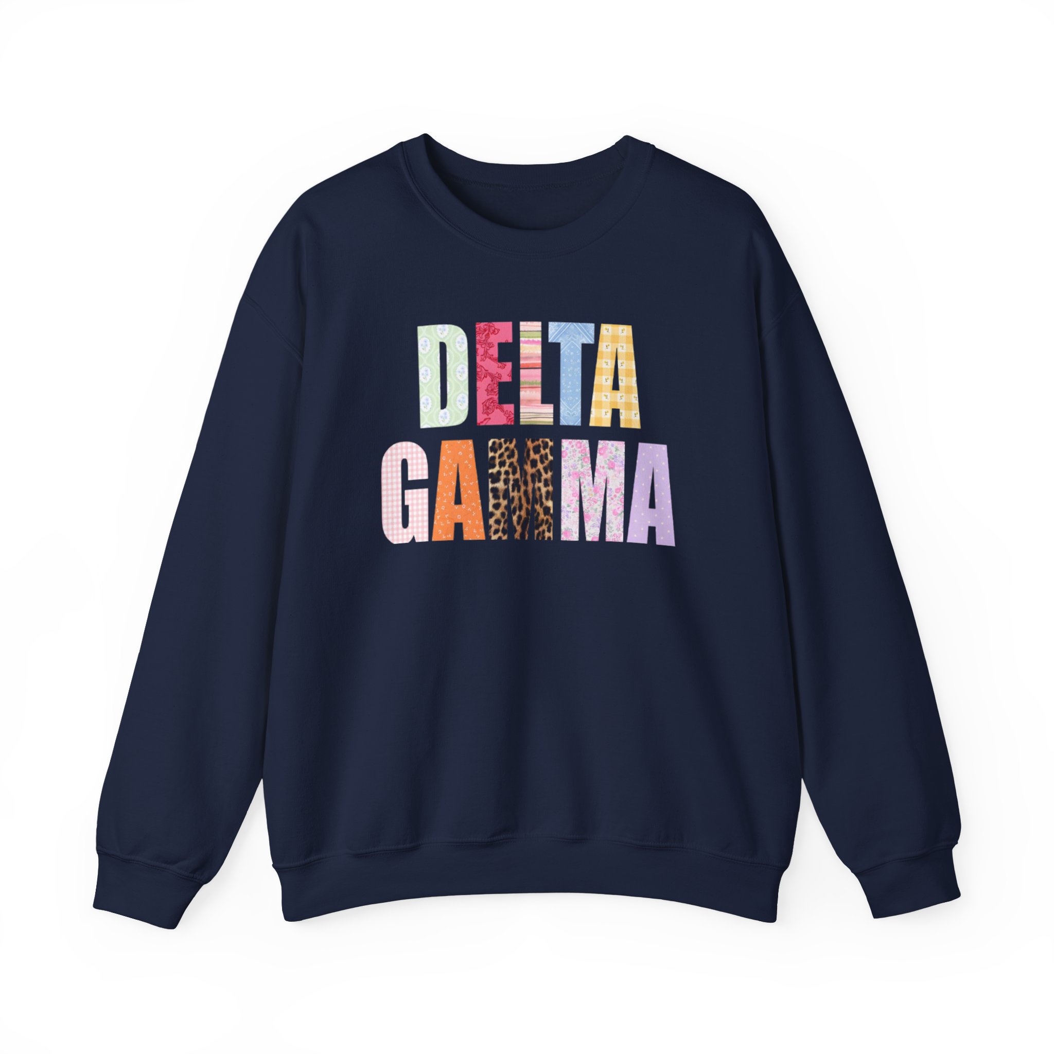 Delta Gamma Scrapbook Sorority Unisex Heavy Blendâ„¢ Crewneck Sweatshirt