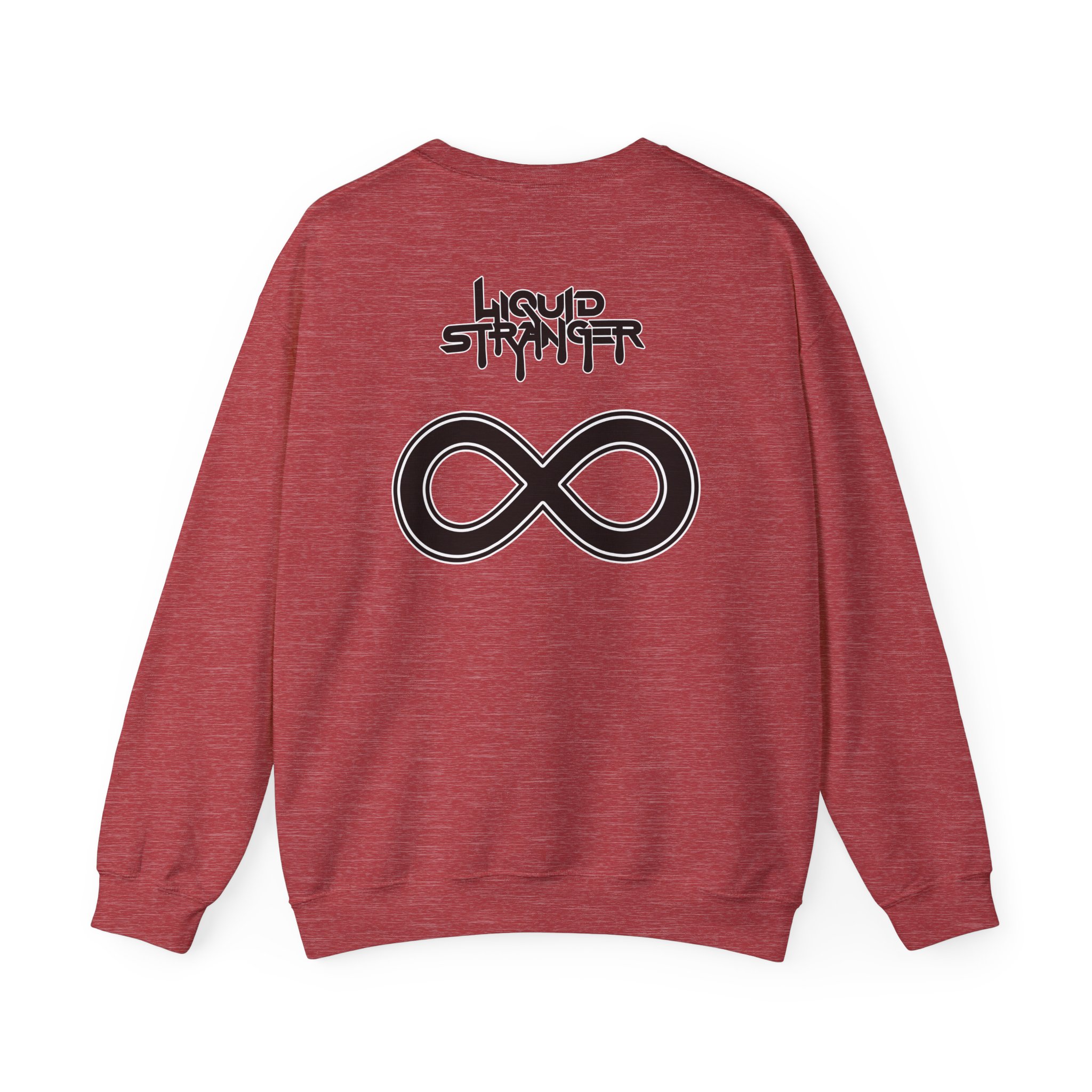 Liquid Stranger Geometric Unisex Heavy Blendâ„¢ Crewneck Sweatshirt