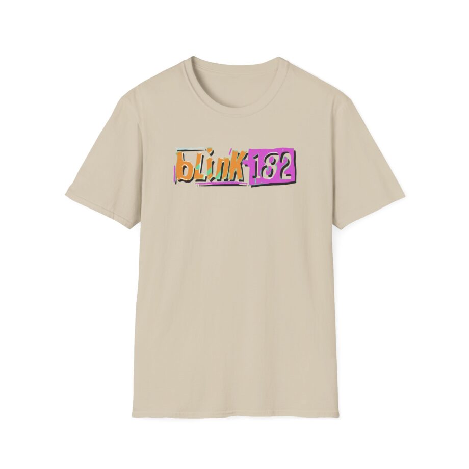 Blink 182 Logo Green Unisex Softstyle T-Shirt