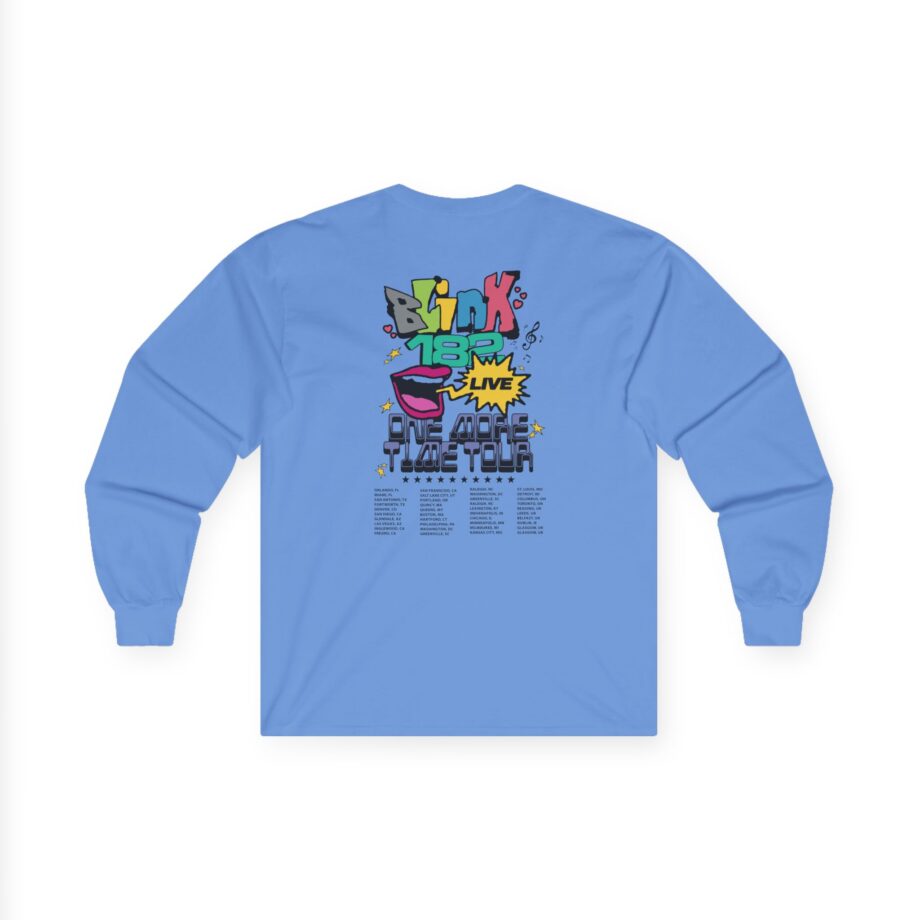 Blink 182 One More Time Tour Unisex Ultra Cotton Long Sleeve Tee