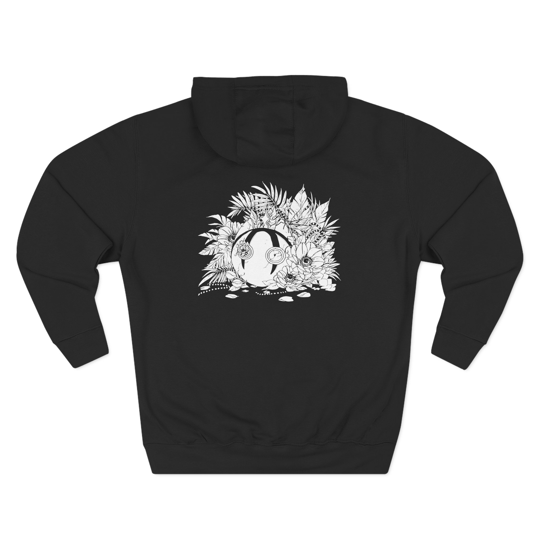 Dabin Three-Panel Fleece Hoodie