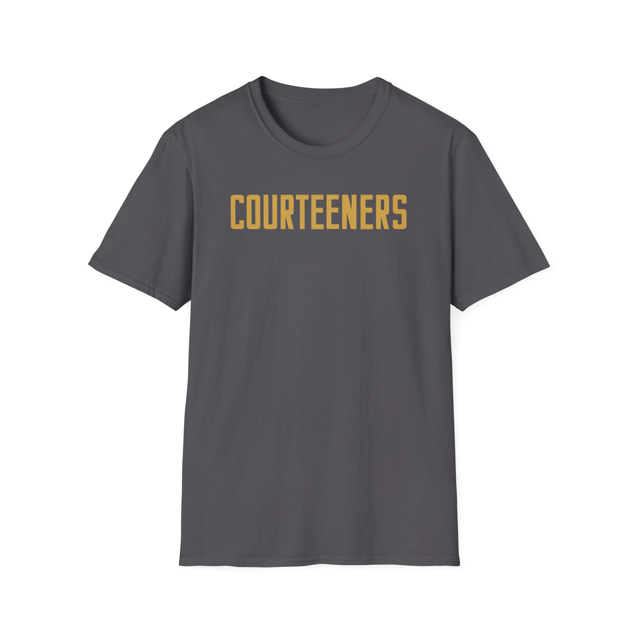 Courteeners Metallic Gold Logo Unisex Softstyle T-Shirt