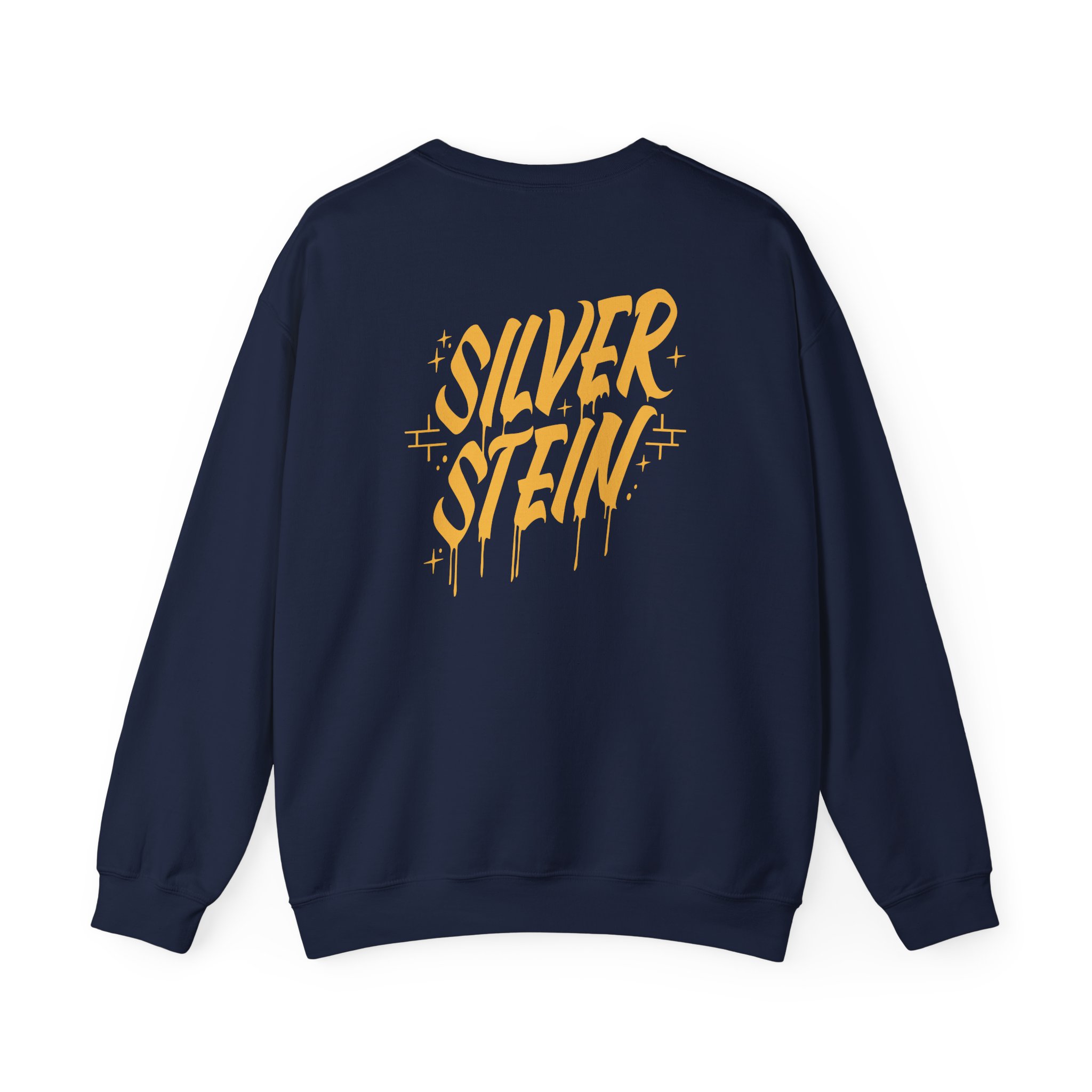 Silverstein Graffiti Skeleton Unisex Heavy Blendâ„¢ Crewneck Sweatshirt