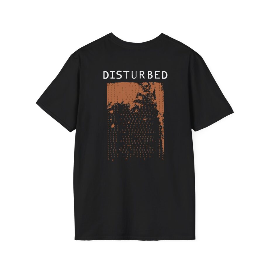 Disturbed Numb the Sickness Tour Unisex Softstyle T-Shirt