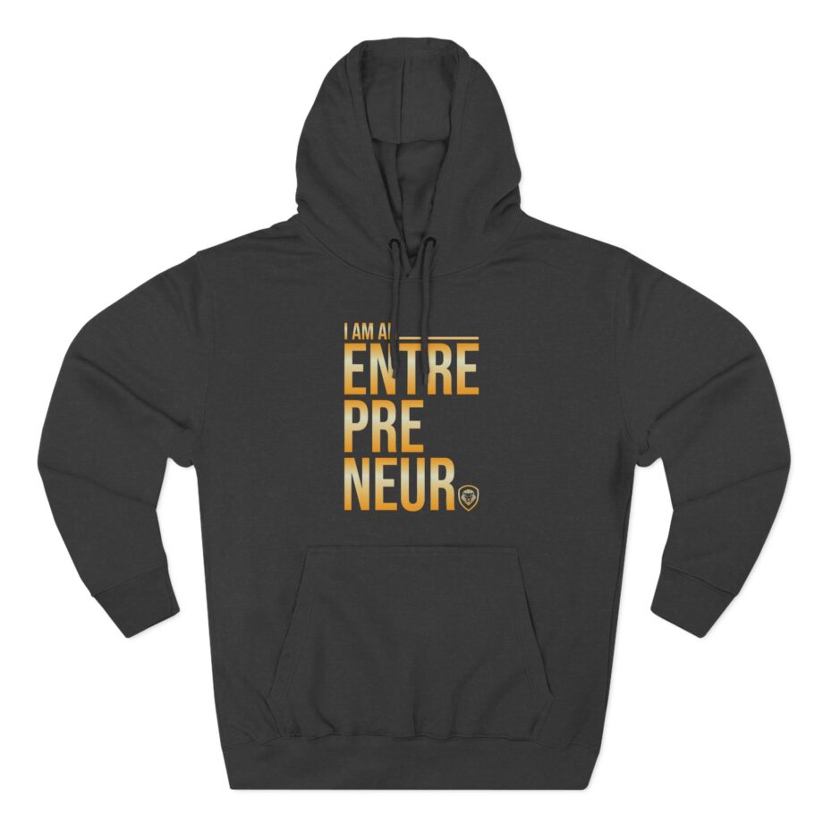 Valuetainment I Am an Entrepreneur Three-Panel Fleece Hoodie