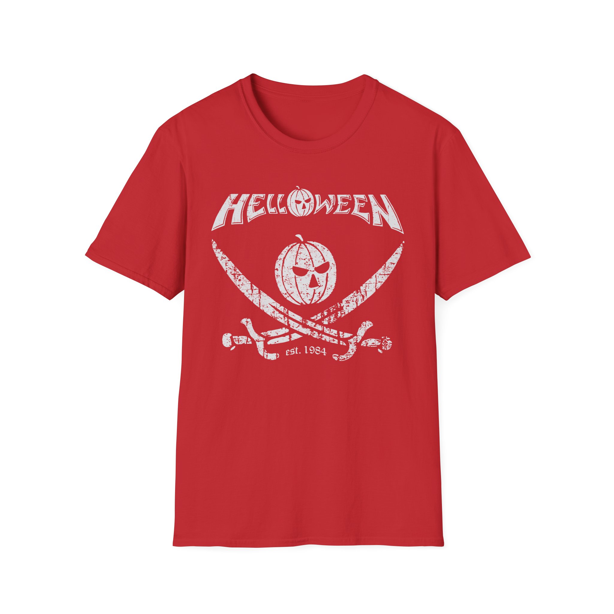 Helloween Pirate Pumpkin Unisex Softstyle T-Shirt